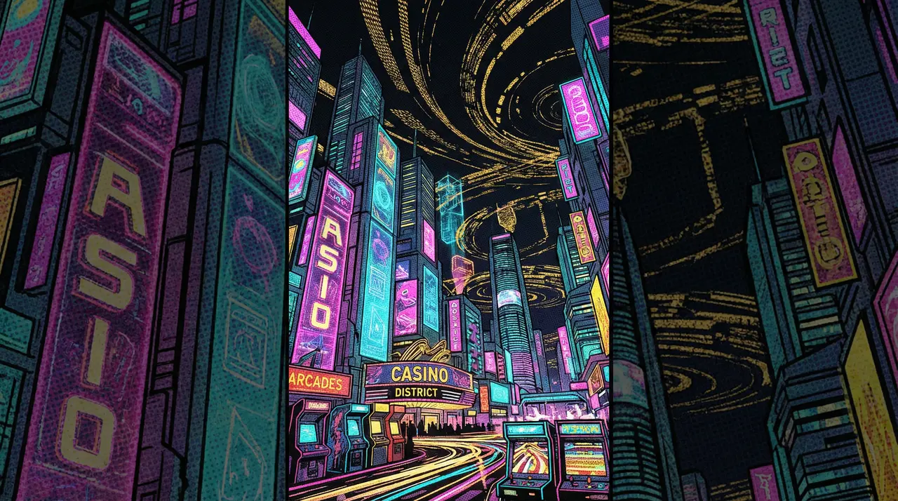 免费彩金 - 赛博不夜城波普艺术全景